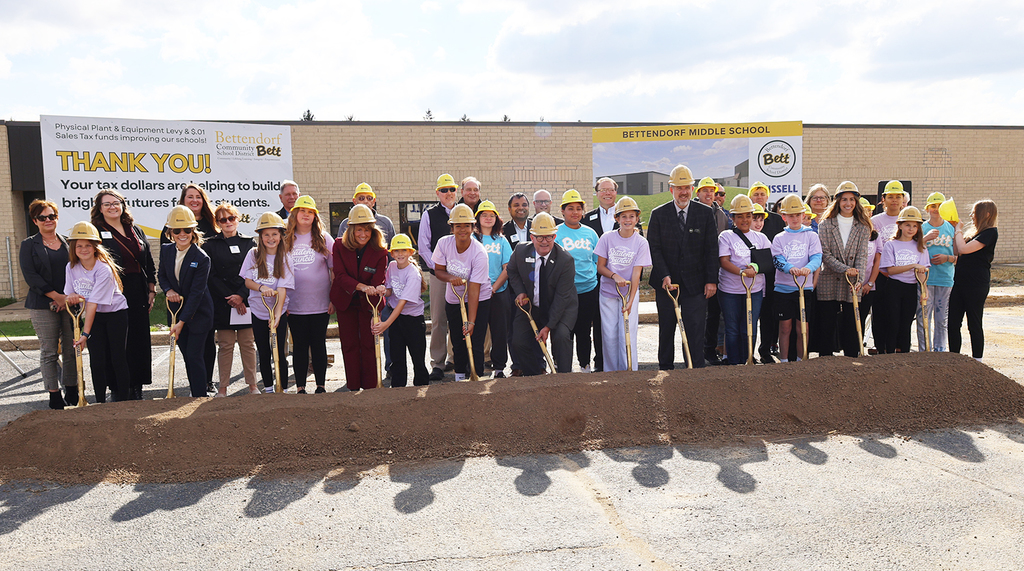 Getting ready to break ground