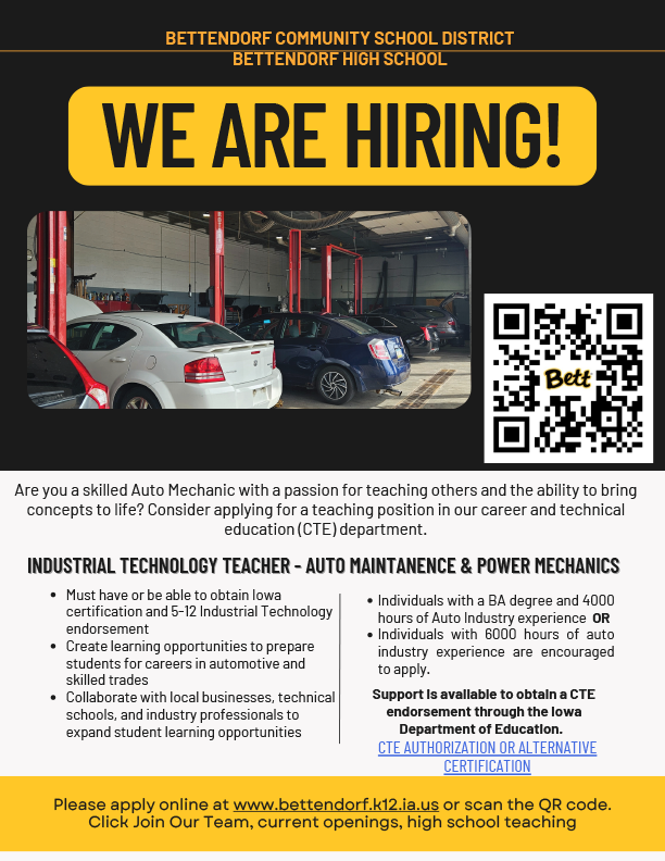 Industrial Technology Teacher