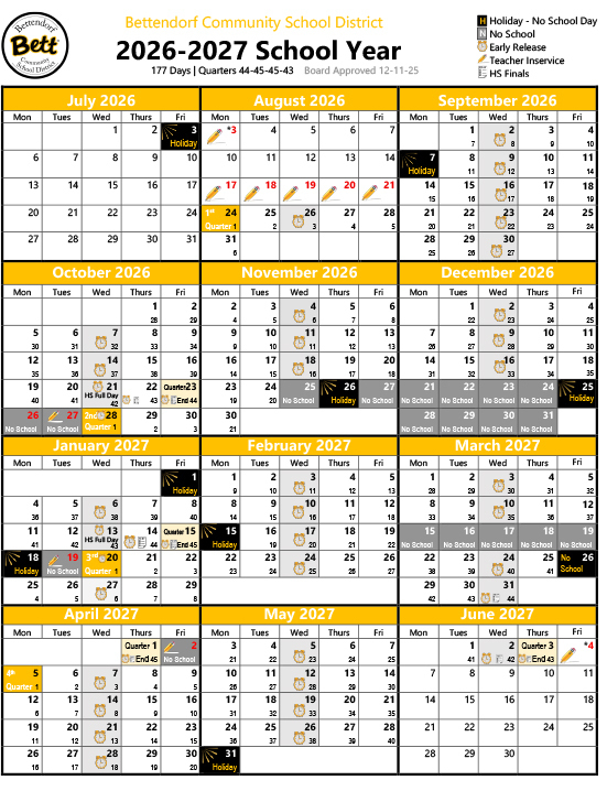 2026-27 school year calendar