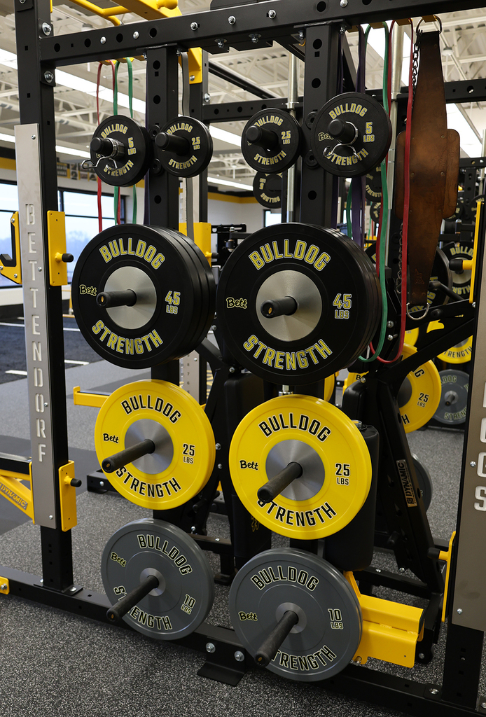 Branded weight rack