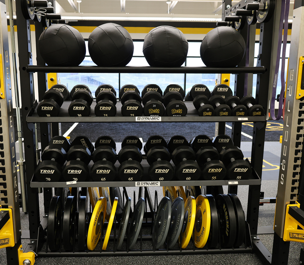 Branded weight rack