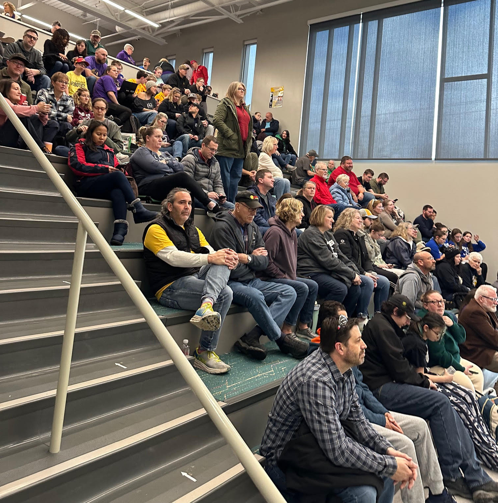 Parents and guests watching the tournament