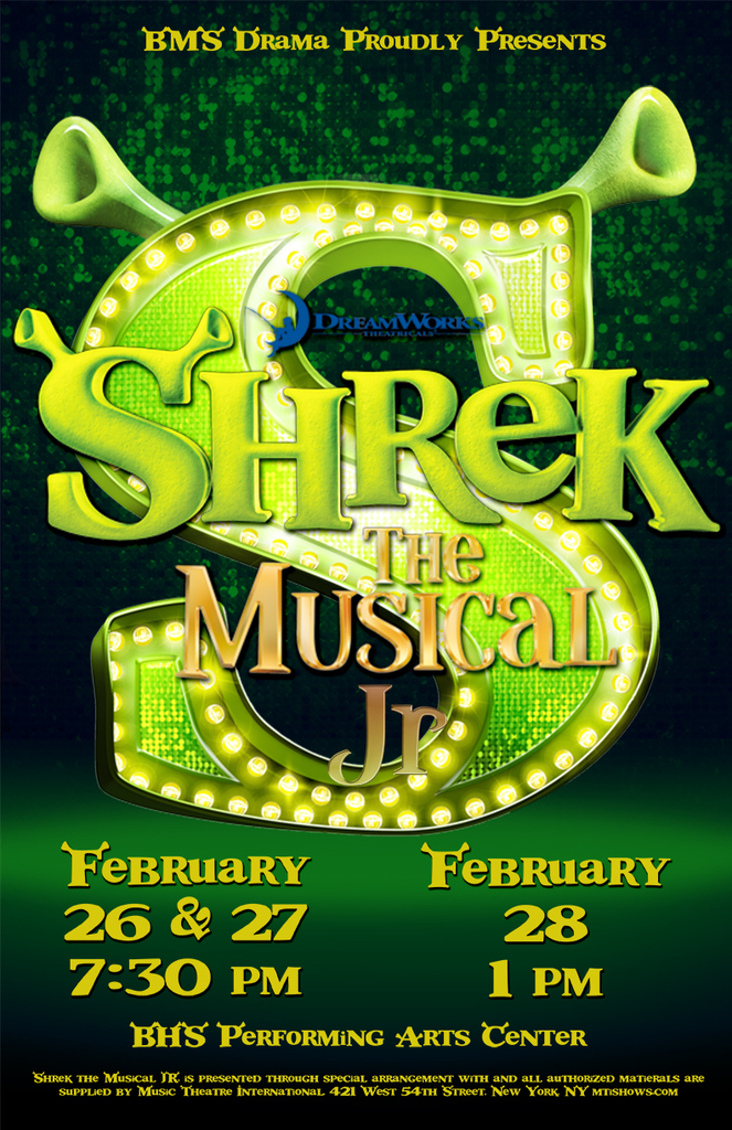 Shrek The Musical JR. - Feb. 26-28