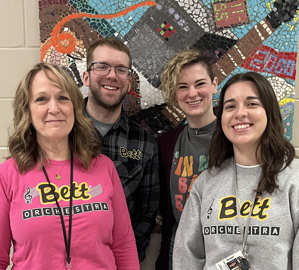 BCSD Elementary Instrumental team.  Carla Gonyo (orch), Connor LaPage (band), Emma Thompson (band), Graciela Burroughs (orch)