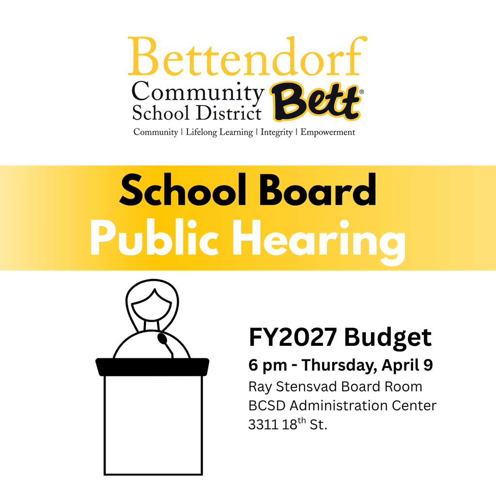 Public Hearing on FY2027 Budget - 6 pm April 9