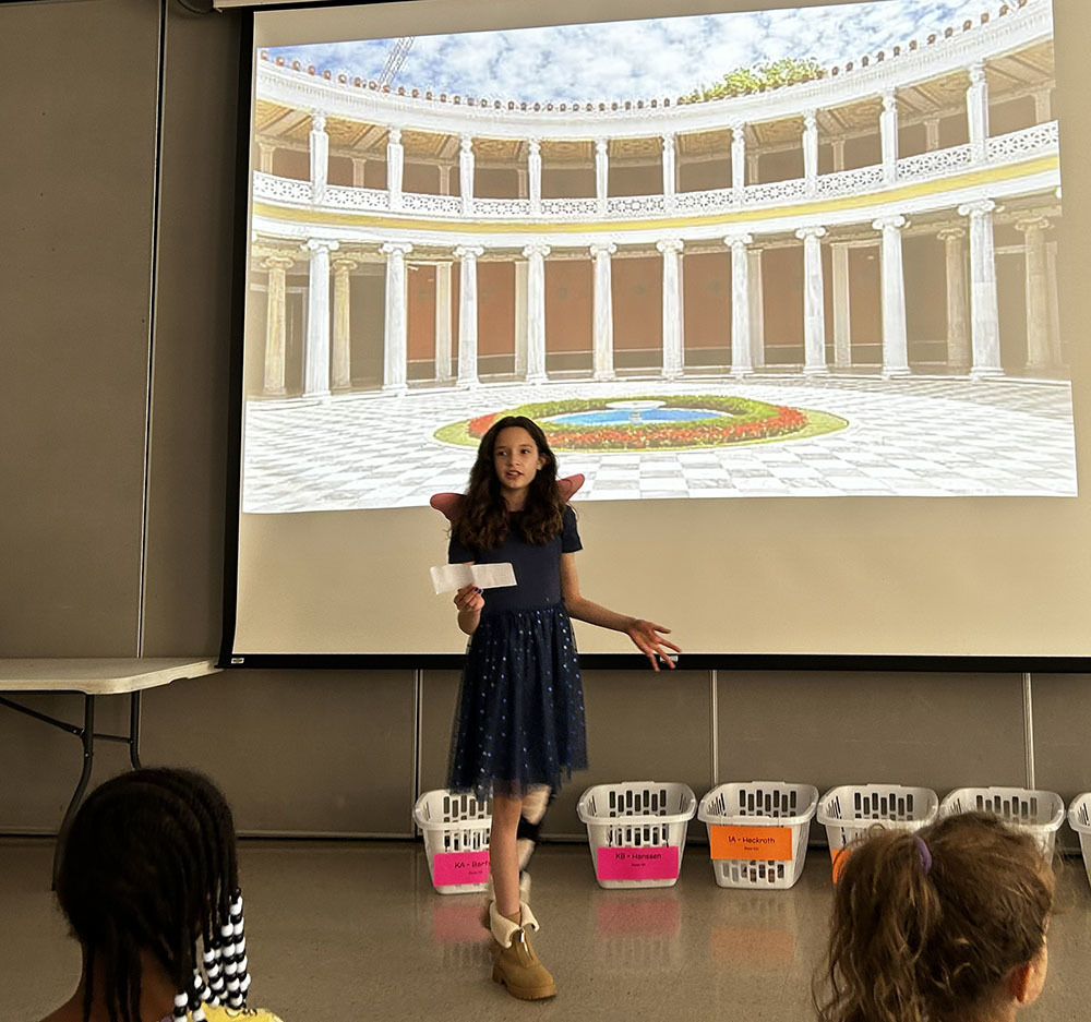 Student with wings  tells her story