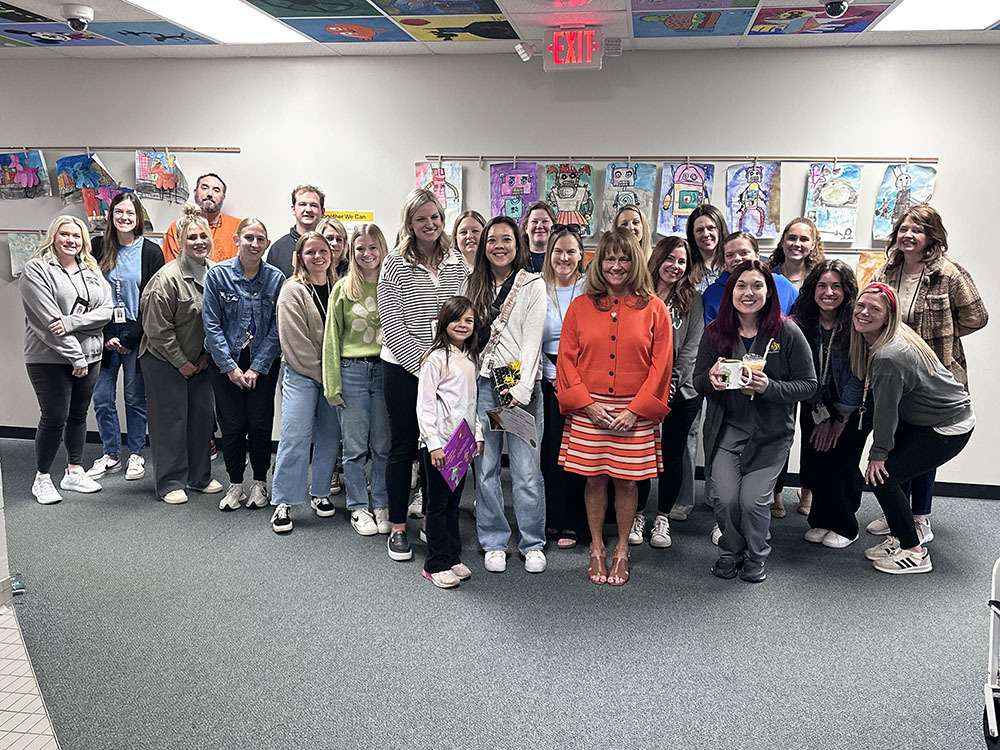 Ashley with her daughter, Dr. Mrse and the Herbert Hoover staff