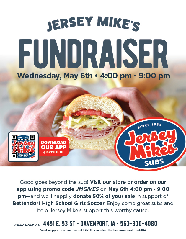 Jersey Mike Fundraiser flyer