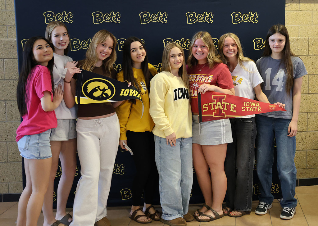 Girls posing for a picture
