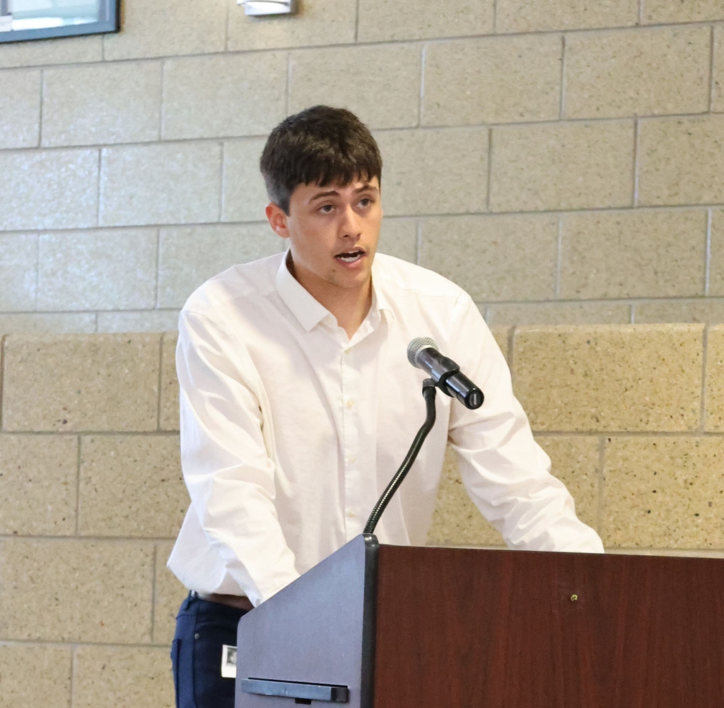 Guest speaker - Joe Miller (alumni and military).