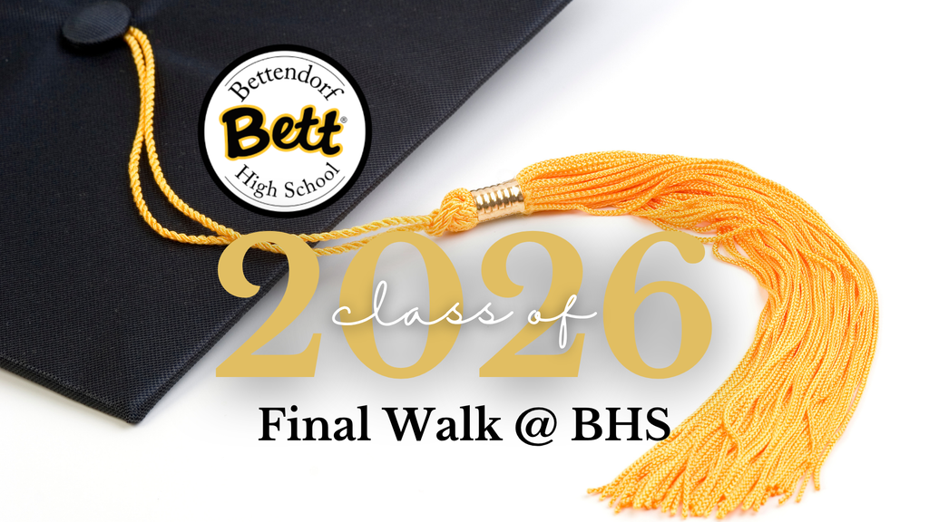 Bettendorf High School Class of 2026 Final Walk at BHS