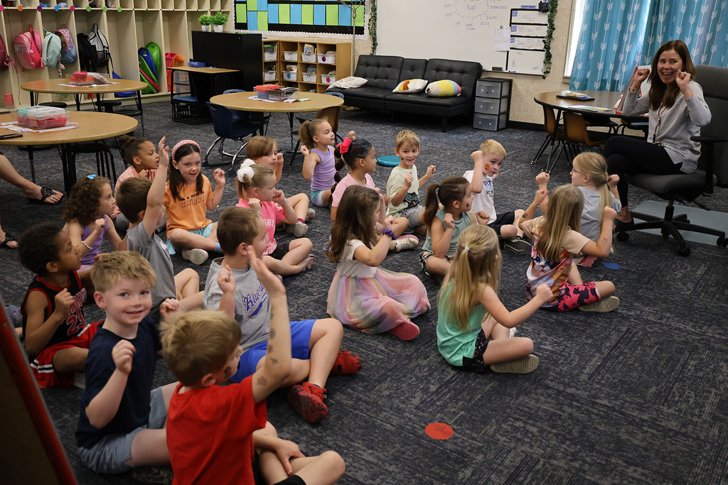 Students discovering what's in store next year