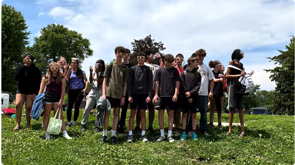 MS students posing for a pic!