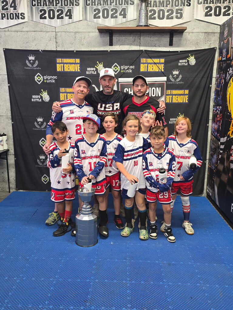 Team with trophy