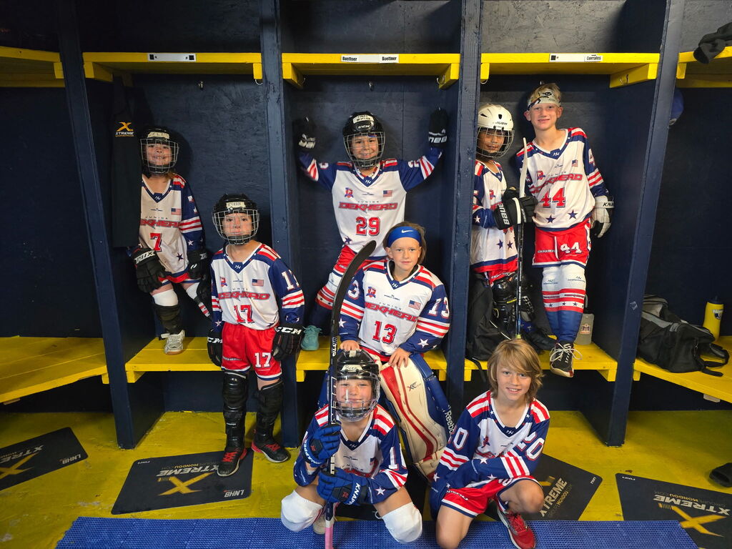 Jacob with teammates