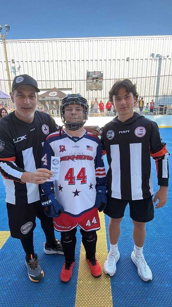 Dylan Dick at CANAM Dek Hockey Tournament
