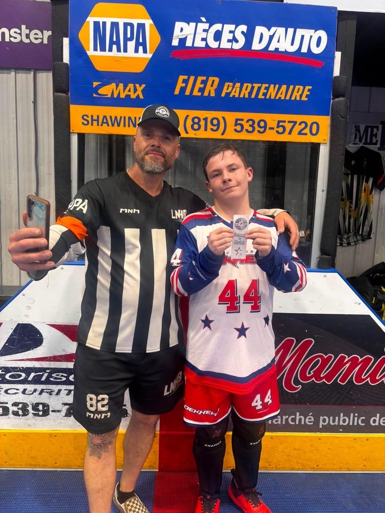 Dylan Dick at CANAM Dek Hockey Tournament