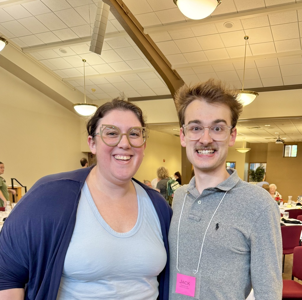 Melissa Rosales, BMS Choir Director, and Jack Cockayne Bett Class of 2023