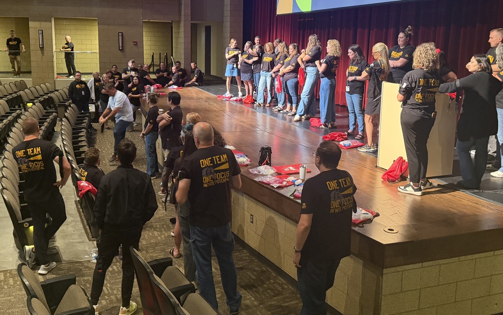 Bettendorf Fire Department training  BHS staff  on Stop the Bleed