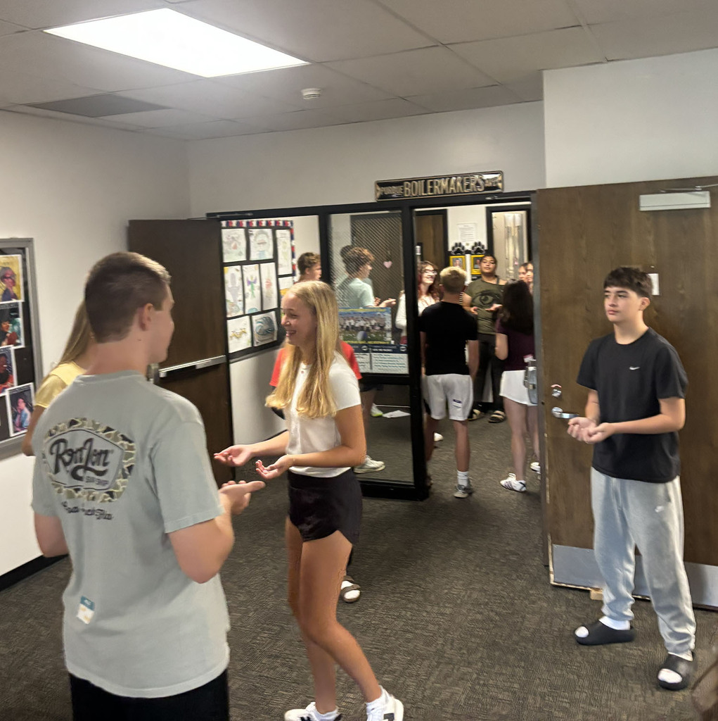 Students working together on an activity