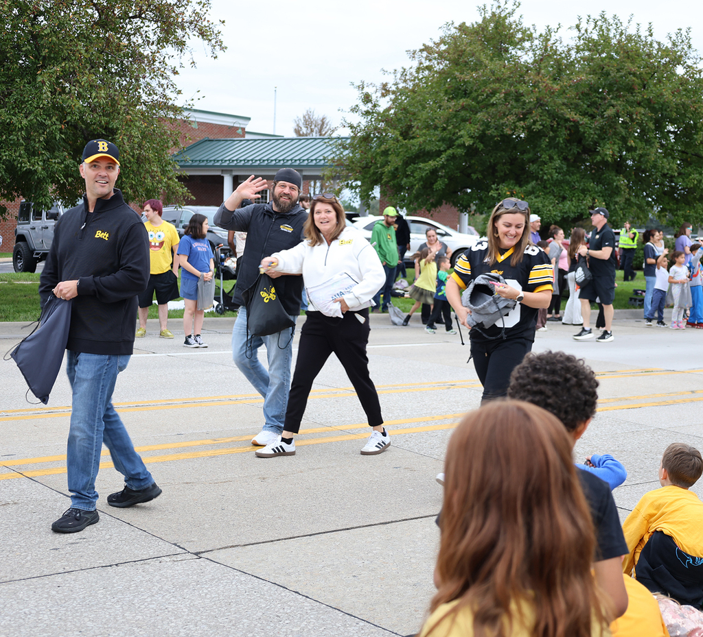 Bettendorf School Board in the homecoming parade