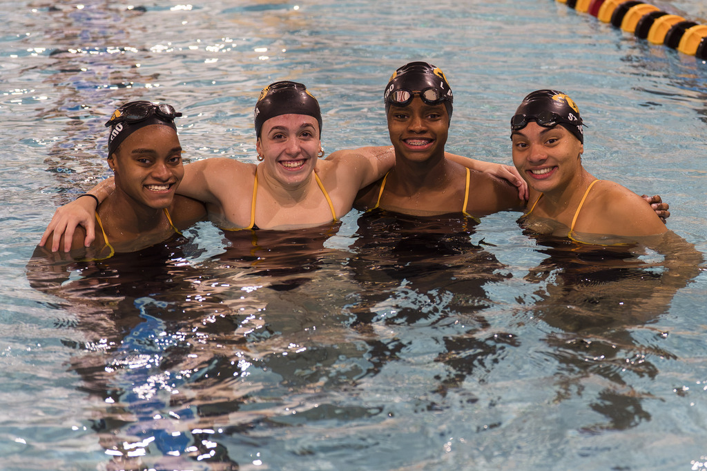 Brielle Andedo, Lillian Andedo, Jaya Stacy, and Maria Surma