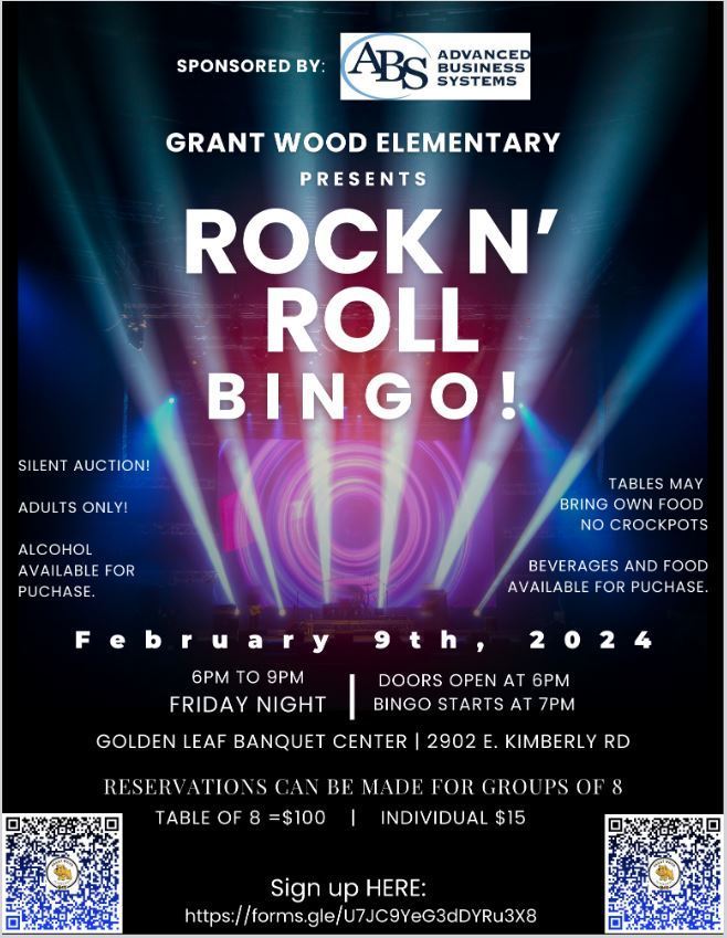 Rock N' Roll Bingo graphic