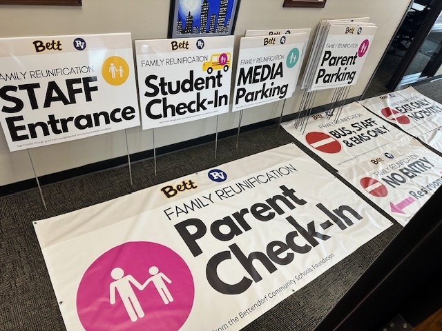 Family Reunification signage