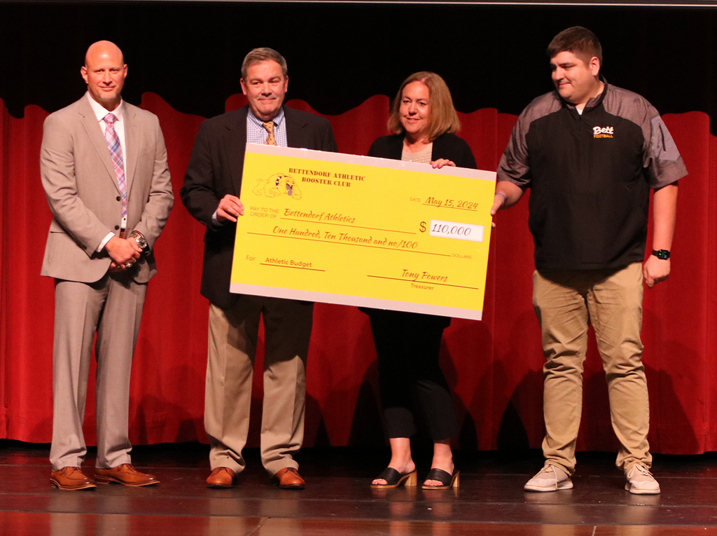 Boosters donate $110,000  to support BHS & BMS athletics