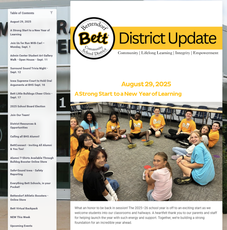 Bett District Update