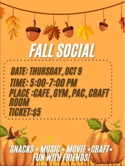 Fall Social Flyer 
