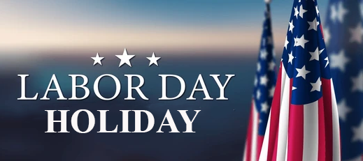Labor Day Holiday Flag