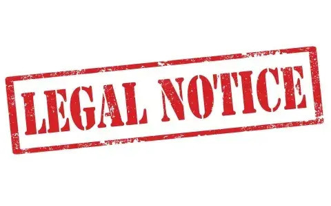 legal notice