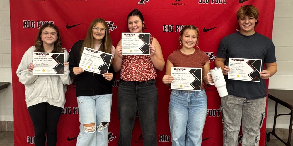 October Student Spotlight Winners