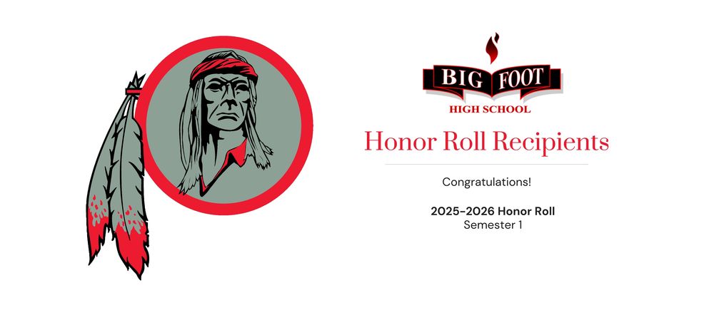 Semester 1 Honor Roll Recipients