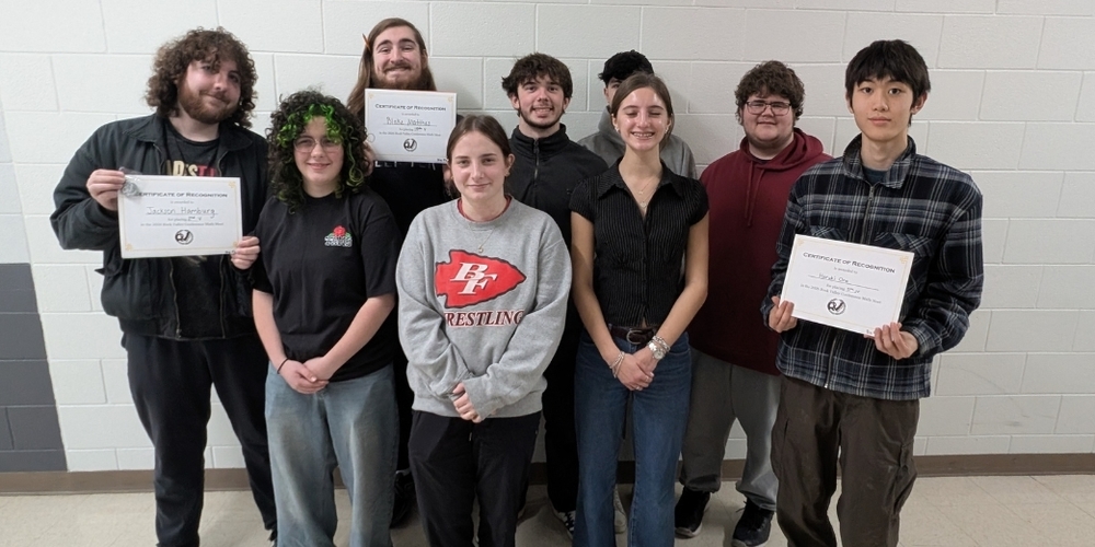 Math Team Members at the RVC Math Meet