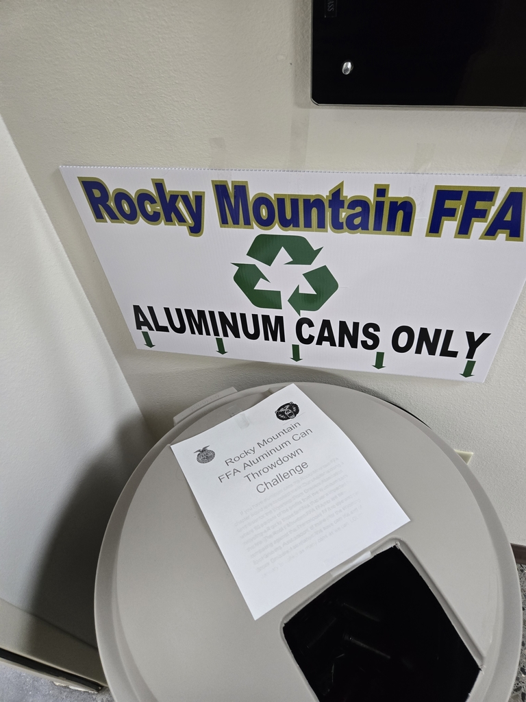 If you see these bins around the hallway please drop off your cans into them 