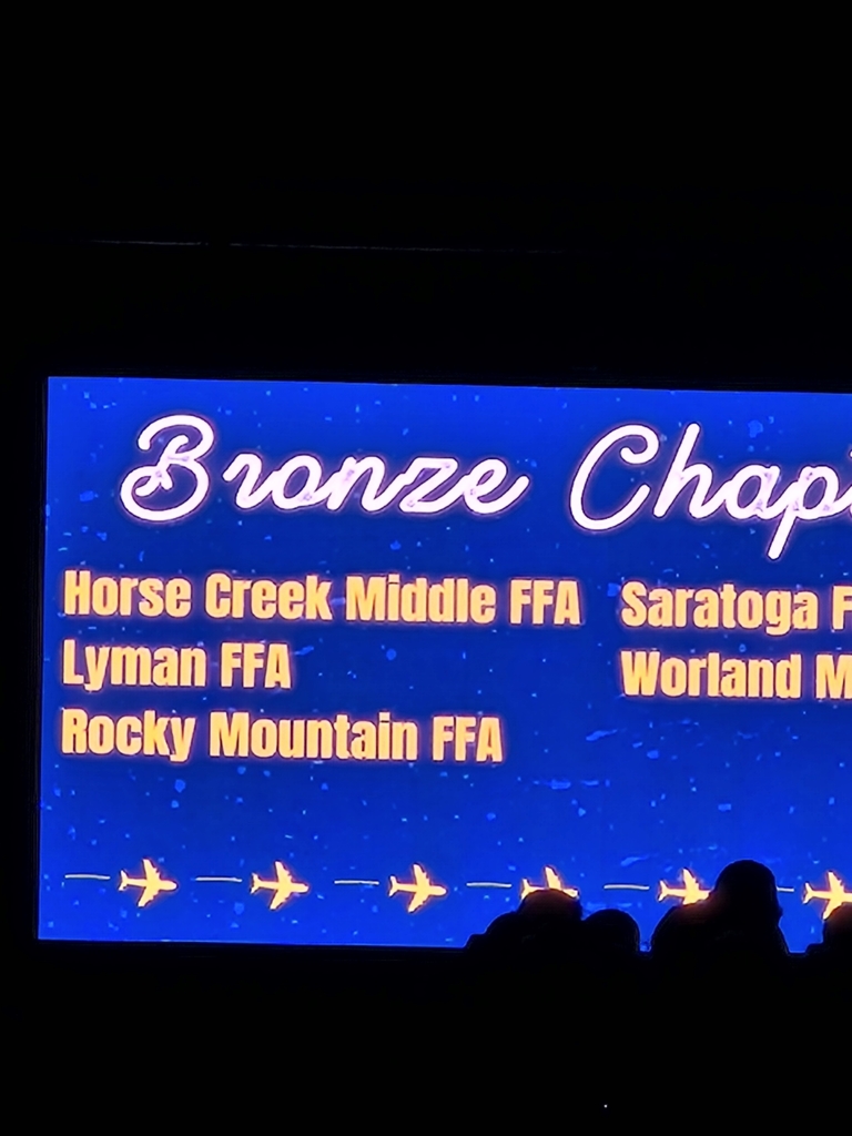 Rocky Mountain FFA getting bronze