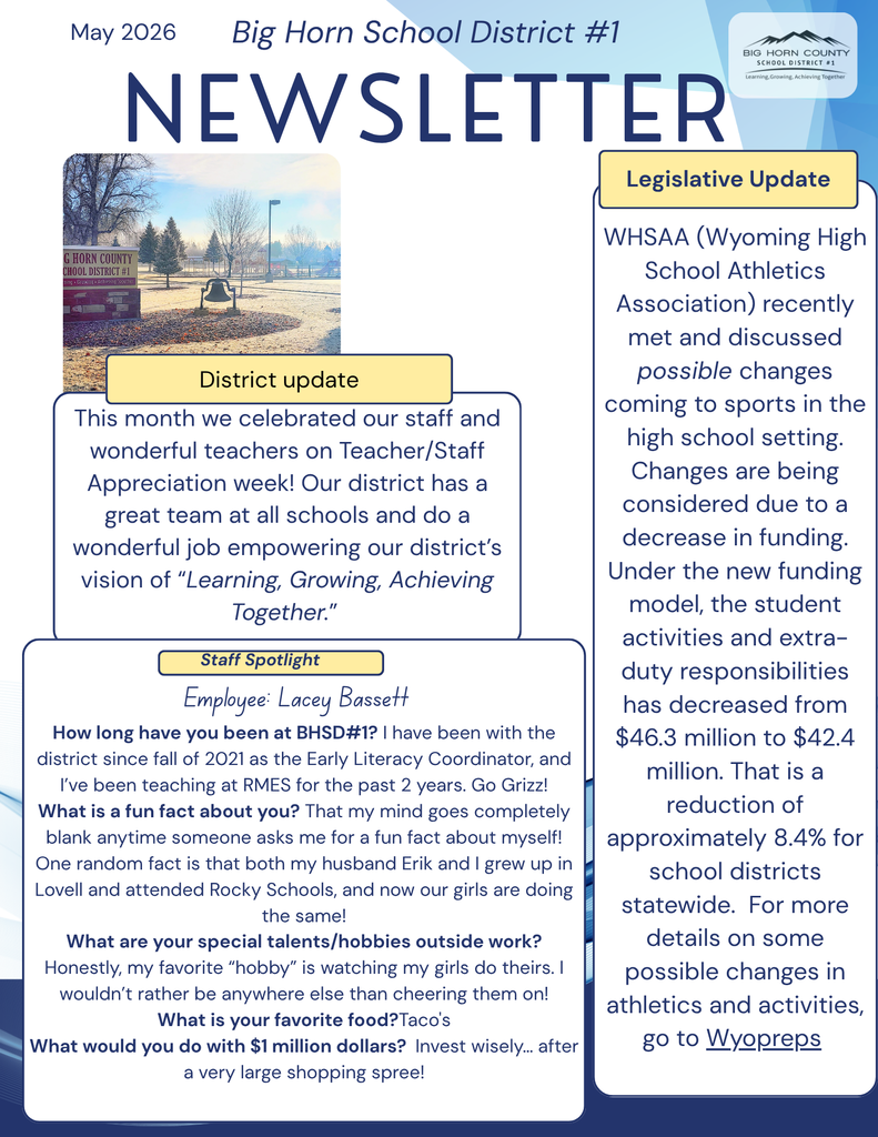 May Newsletter