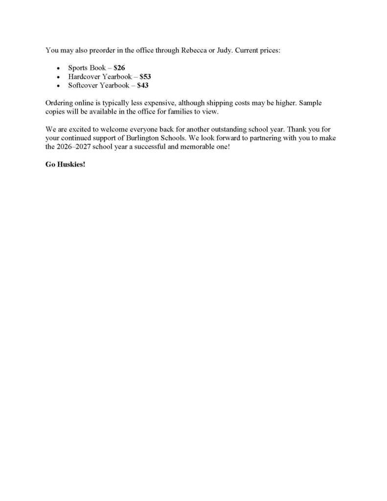 summer letter