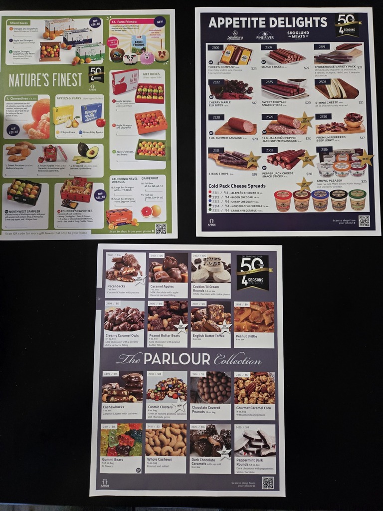 Order forms 