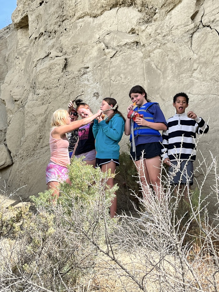 Students being goofy and having fun!