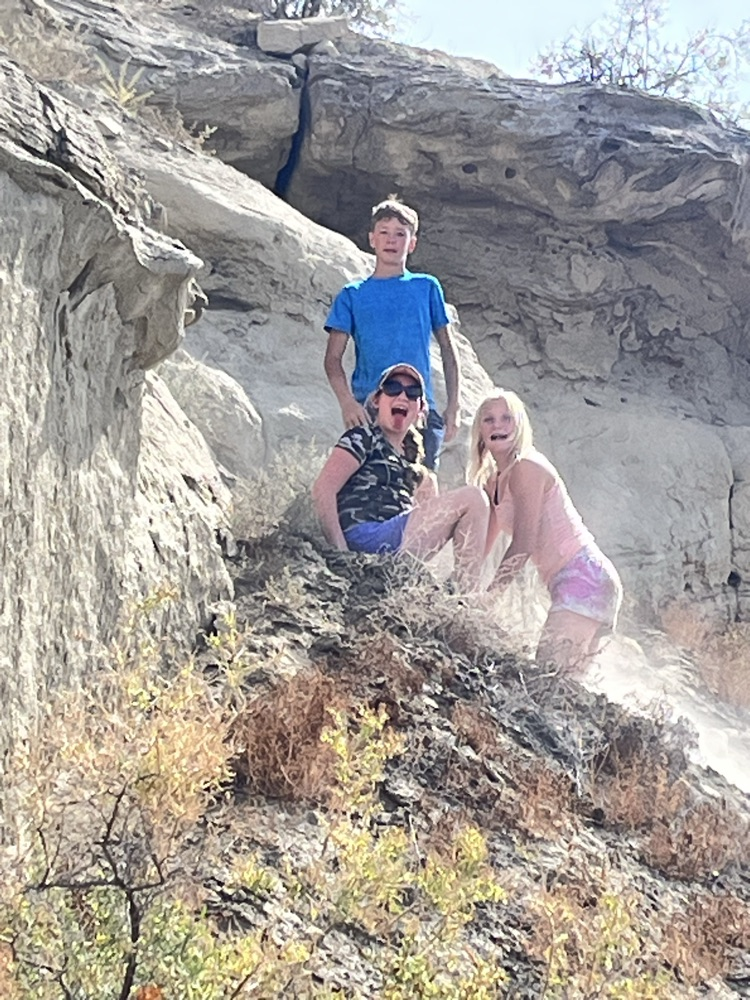 Having fun climbing!