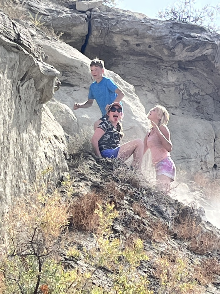 Having fun