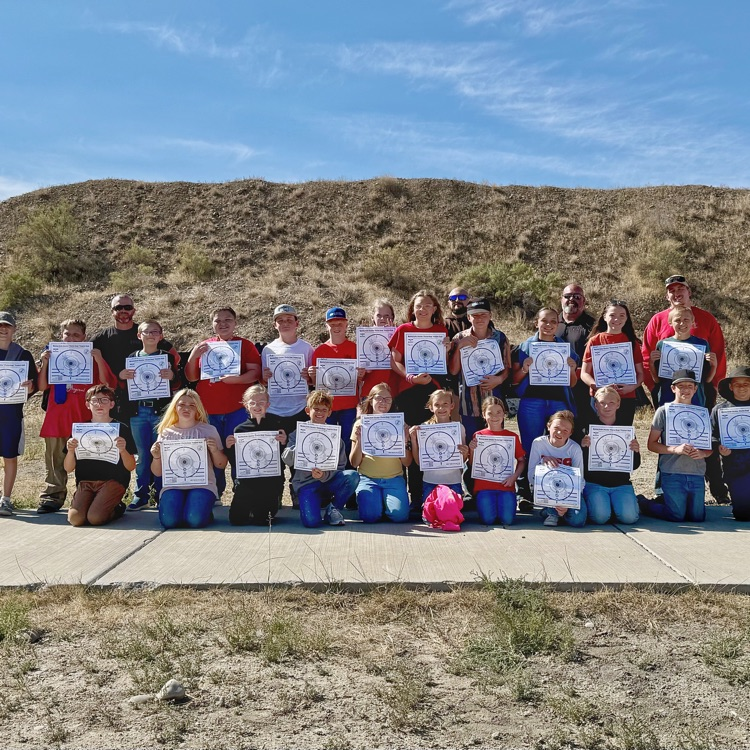 A great day at the gun range with our kids.