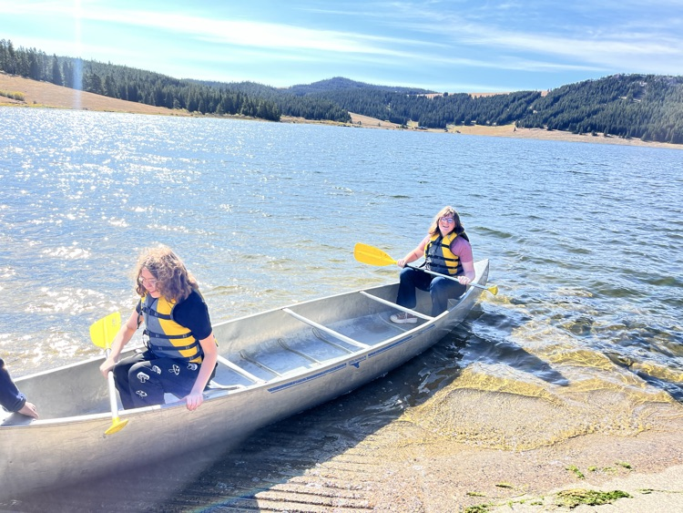 Taking canoes out