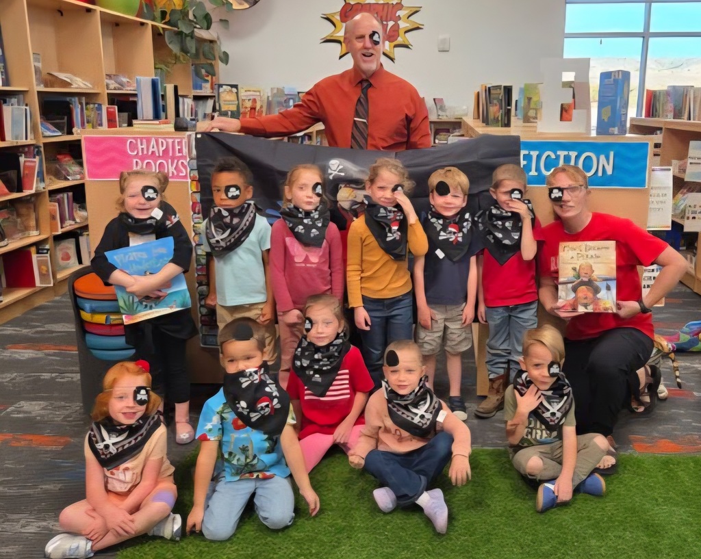 superintendent Campbell with PreK