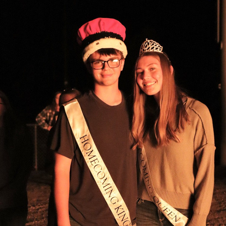 Homecoming King and Queen.