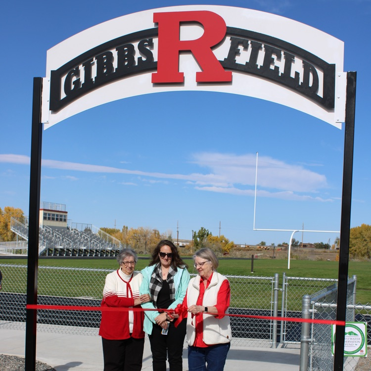 The ribbon cutting.