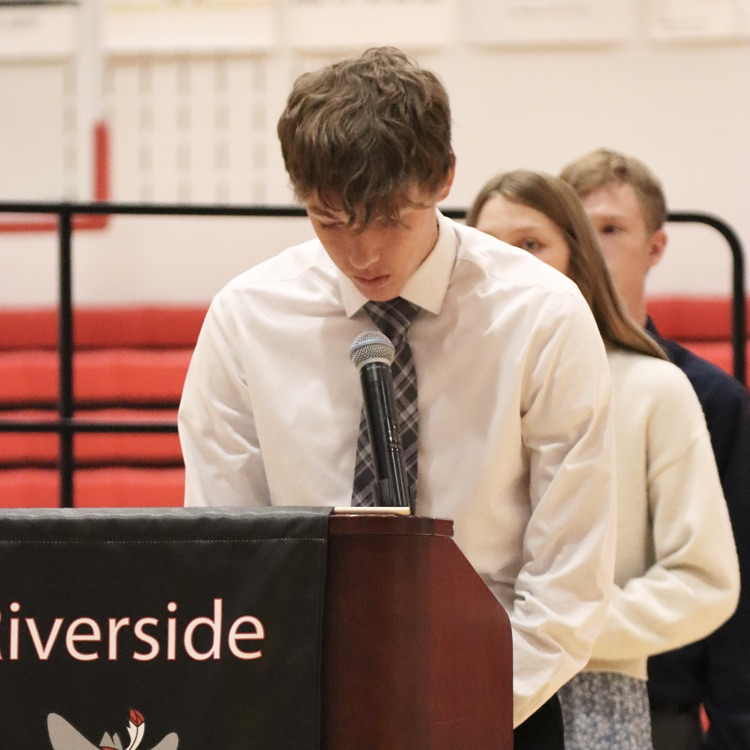 Flanders Field reading.  